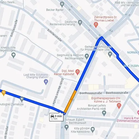 In Zentrum Schwerins Apartmán