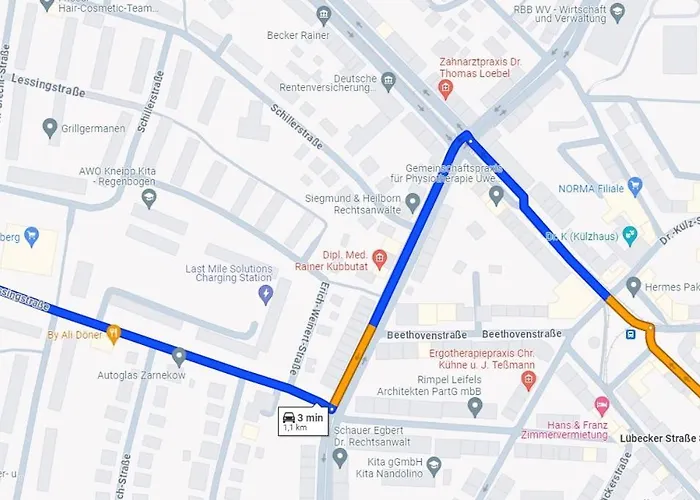 In Zentrum Schwerins Apartmán