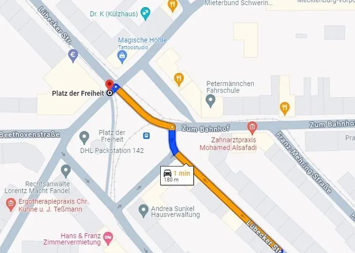 In Zentrum Schwerins *